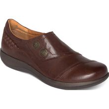 Aetrex Karina Women's Casual Leather Slip-On with Monk Strap
