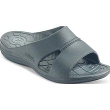 Aetrex Bali Men's Casual Charcoal Slide Slip-on Shoe